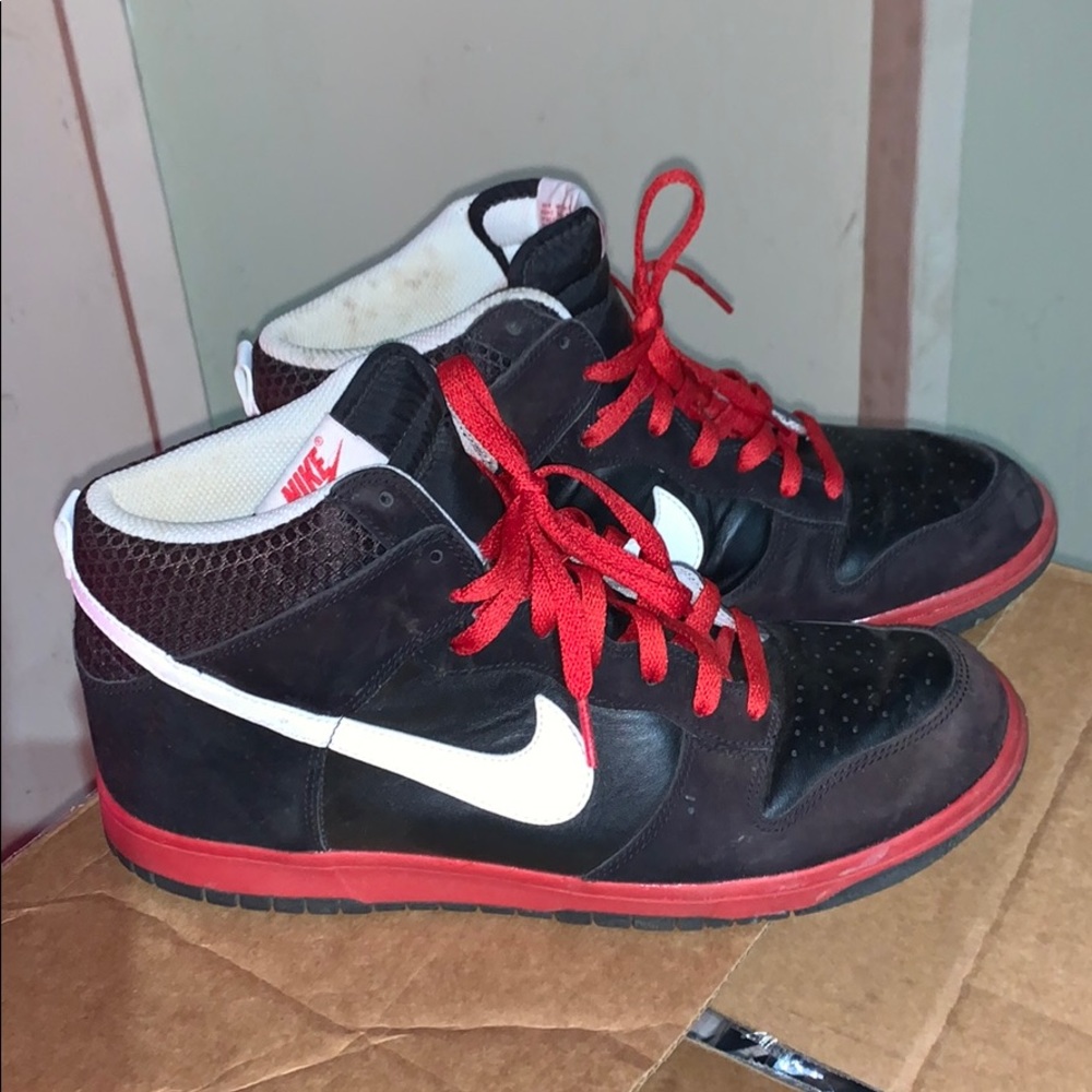 Black and red Nike